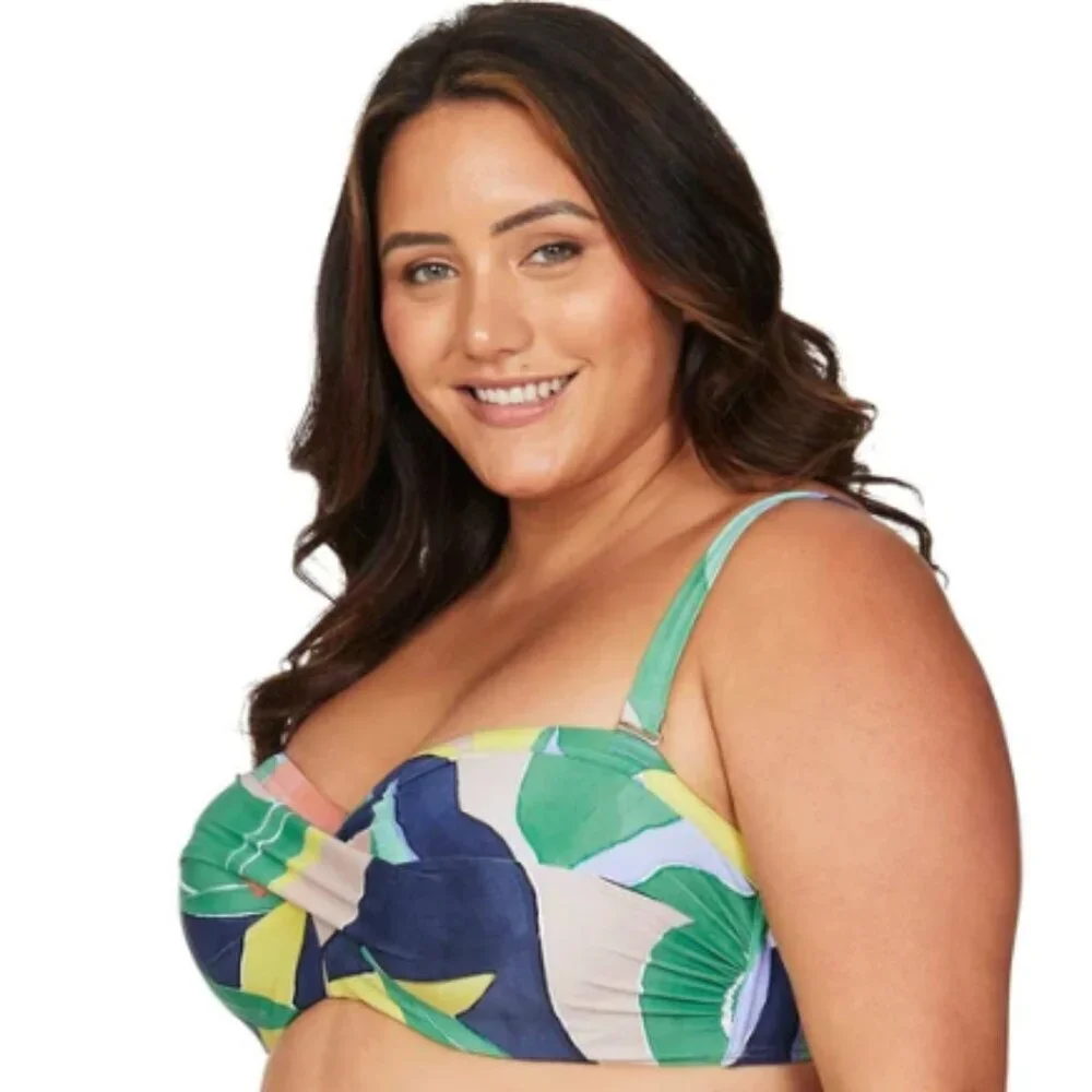 NWT Artesands L'Avana Botticelli Bandeau Bikini Top